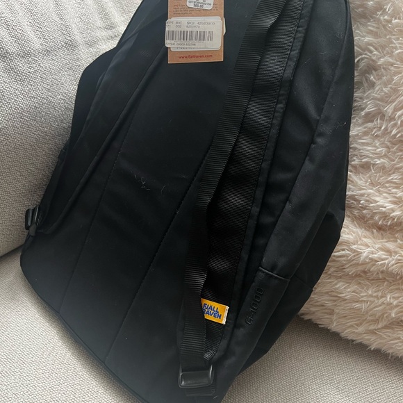 Fjallraven Vardag 25 black backpack - NWT - Picture 6 of 9